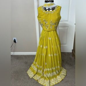 Indian Lehenga Choli (Yellow Color)